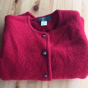 Vintage Orvis Wool Cardigan Sweater